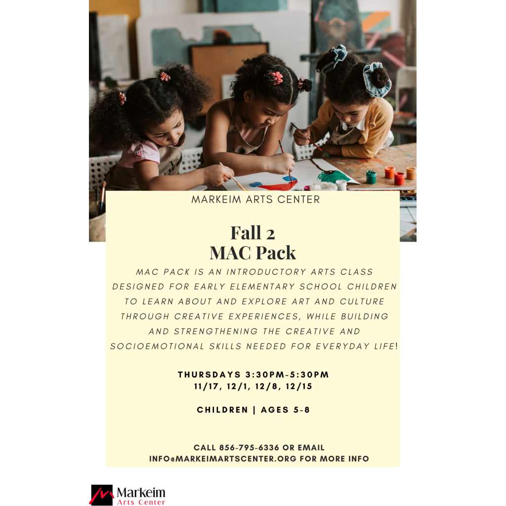 MAC Pack Markeim Arts Center