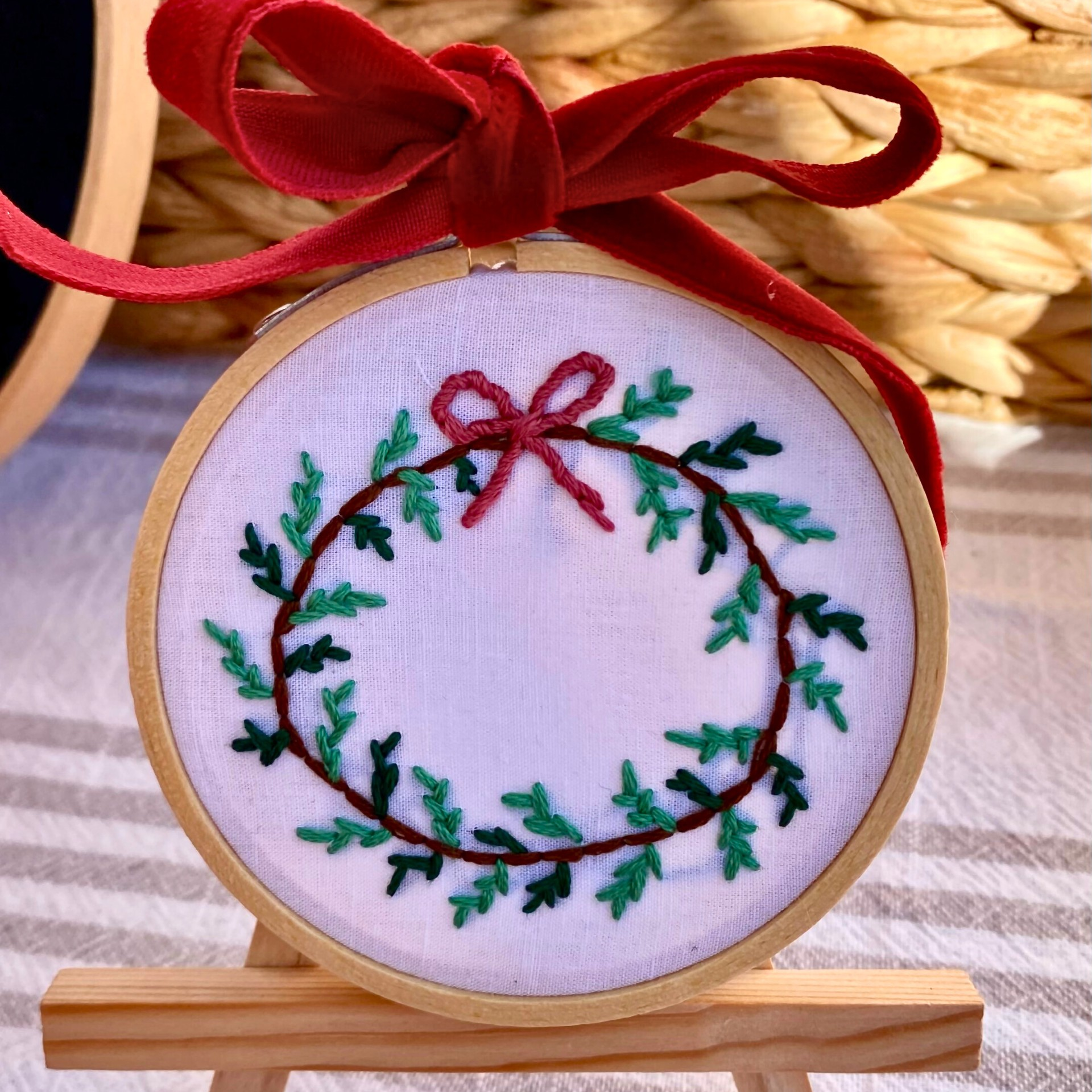 Embroidered Ornaments with Rebecca Archenaux Miller at Markeim Haddonfield