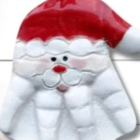 Mommy & Me: Santa Handprint Ornaments