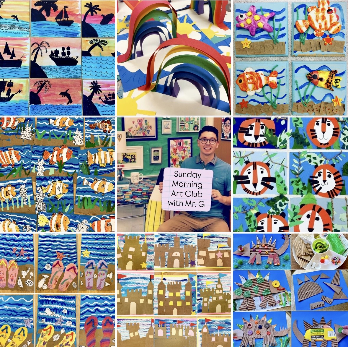 Sunday Morning Art Club with Mr. G - Sundays 10:00 a.m.-11:30 a.m.