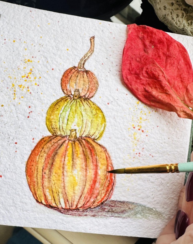 Harvest Watercolor with Sharon Ann Smith