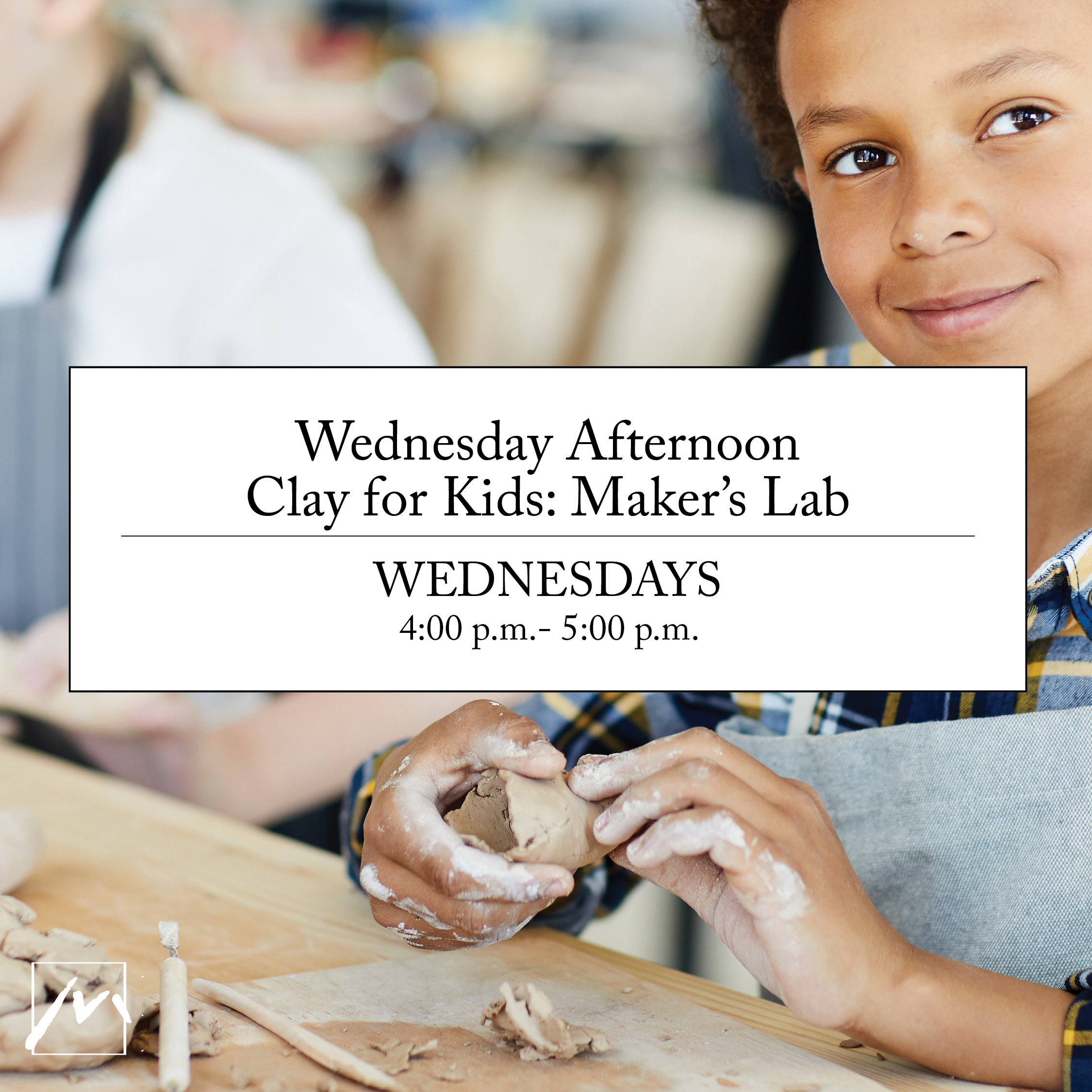 Wednesday Afternoon Clay for Kids: Maker’s Lab