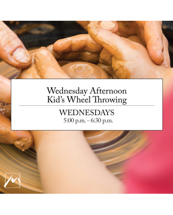 Wednesday Afternoon Kid's Wheel Throwing
