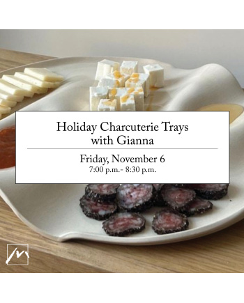 Adult Holiday Charcuterie Tray Workshop with Gianna