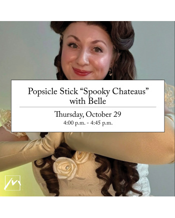 Popsicle Stick "Spooky Chateaus" with Belle